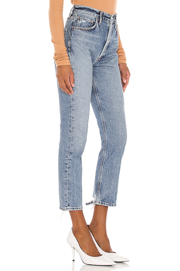 view 2 of 4 Riley High Rise Straight Crop in Emulsion