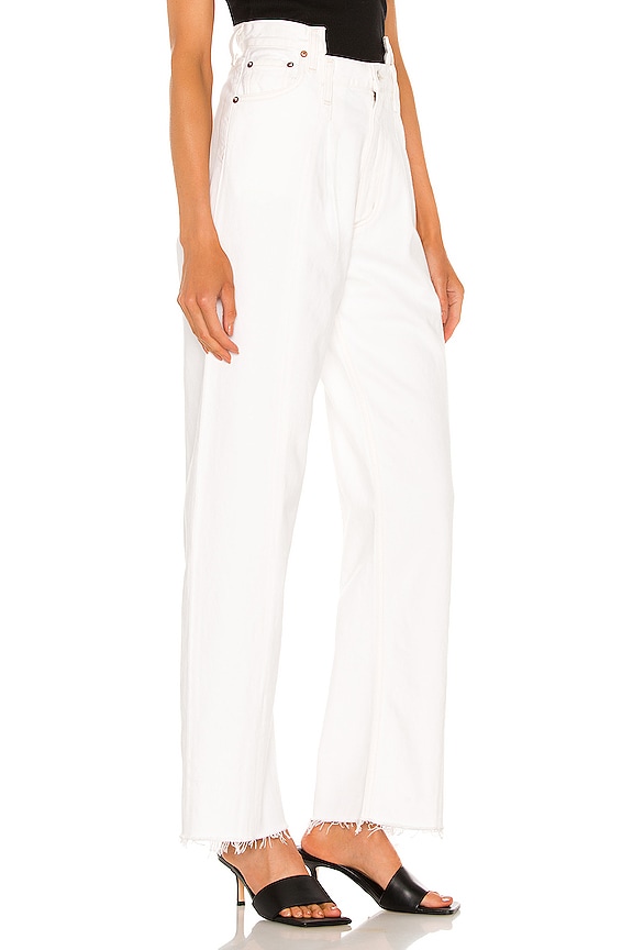 view 2 of 4 Pieced Angled Jeans in Sugar