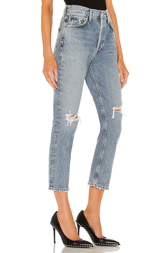 view 2 of 4 Riley High Rise Straight Crop in Escalate