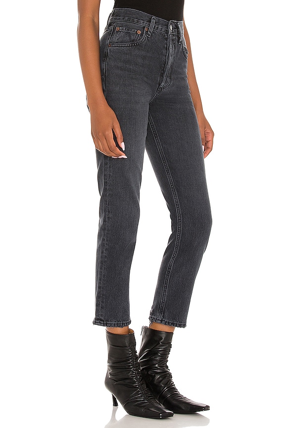 view 2 of 4 Riley High Rise Straight Crop in Edit