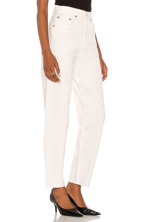 view 2 of 4 HIGH RISE TAPERED BAGGY 진 in Drum