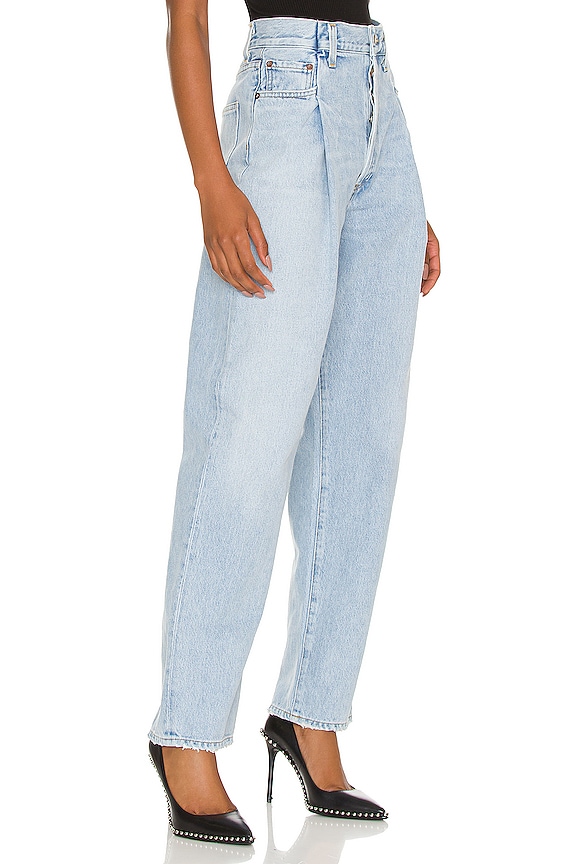 view 2 of 4 Fold Waistband Jean in Sideline