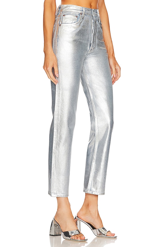 view 2 of 5 90S PINCH WAIST ストレートレッグ in Tin Foil