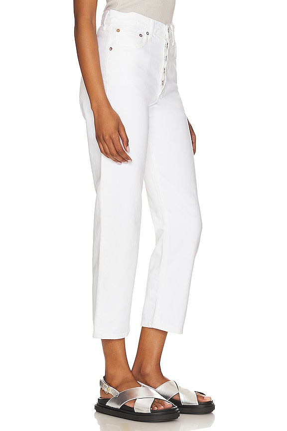 view 2 of 4 90's Crop Jeans in Salt