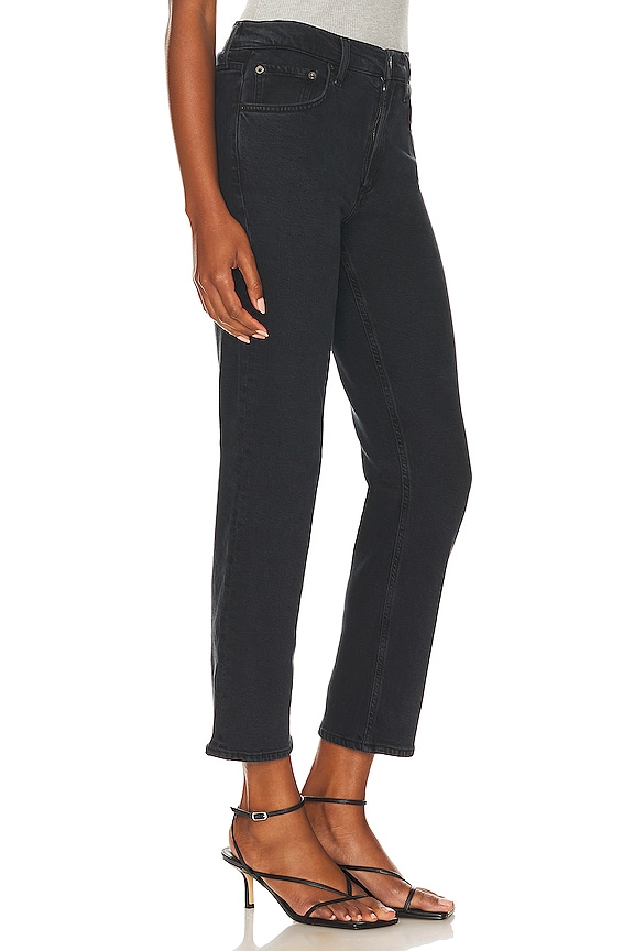 view 2 of 4 УКОРОЧЕННЫЕ ПРЯМЫЕ БРЮКИ СРЕДНЕЙ ПОСАДКИ KYE in Pepper