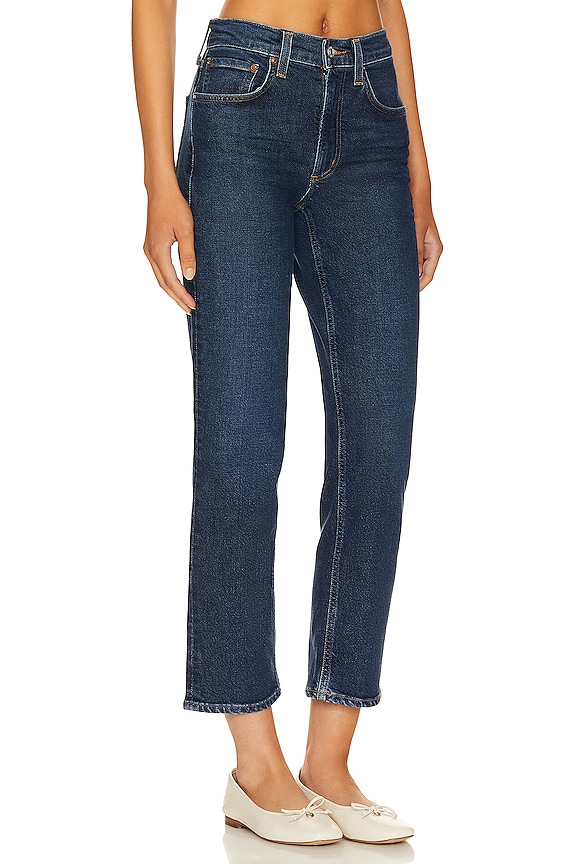 view 2 of 4 Kye Mid Rise Straight Crop Jeans in Song