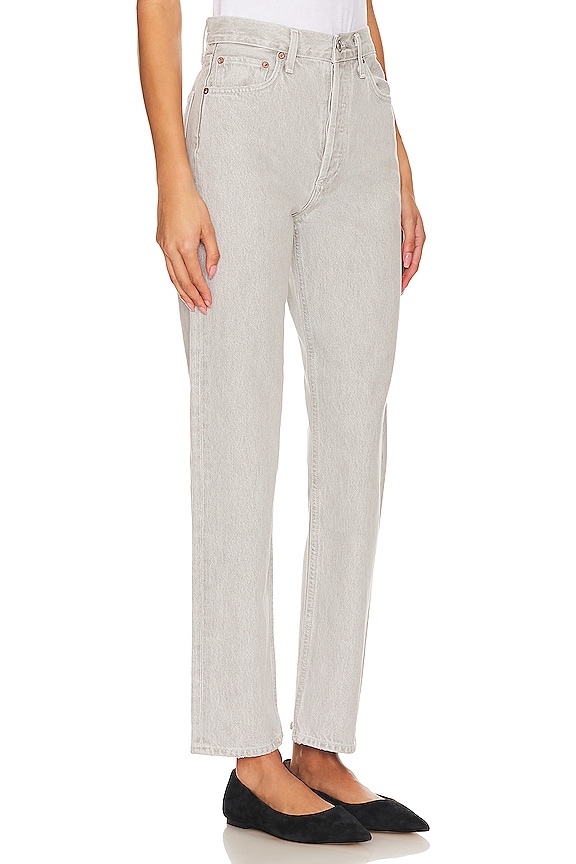 view 2 of 4 ПРЯМЫЕ ДЖИНСЫ С ВЫСОКОЙ ТАЛИЕЙ 90S PINCH WAIST in Rain