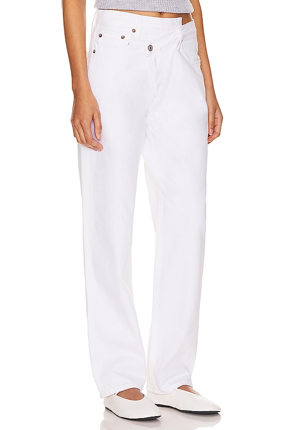 view 2 of 4 Criss Cross Straight Jeans in Milkshake