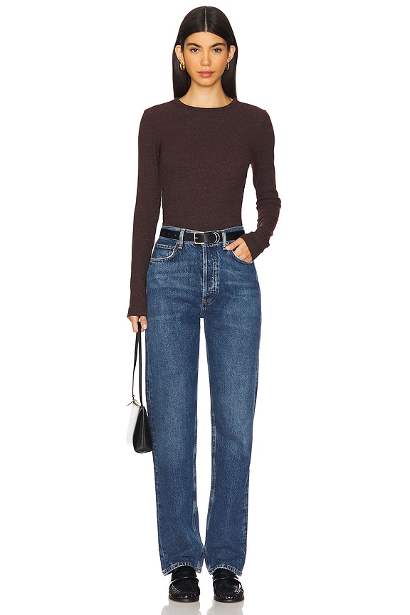 90s Pinch Waist High Rise Straight Jeans AGOLDE