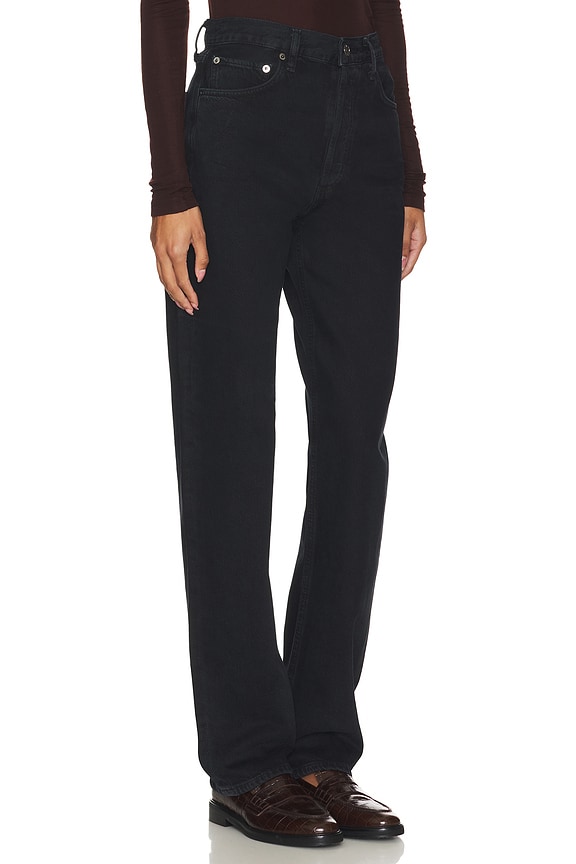 view 2 of 6 90's Pinch Waist Long Jeans in Crushed