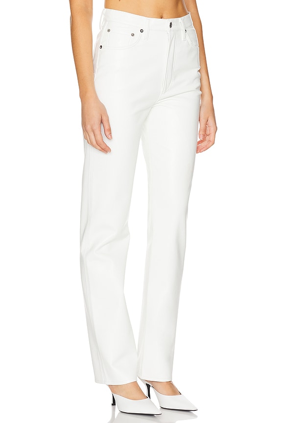 view 2 of 6 90's Pinch Waist Long Jeans in Lace