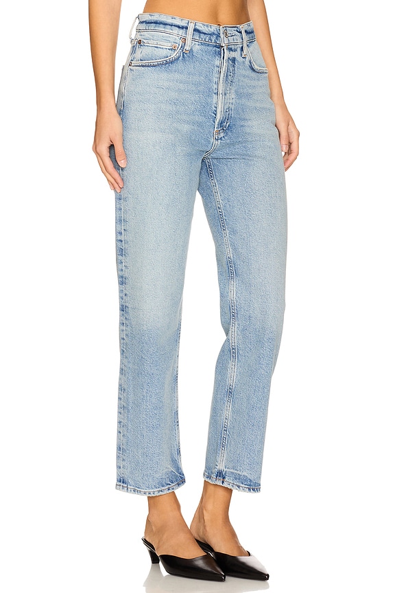 view 2 of 6 90's Pinch Waist Crop Jeans in Ripple