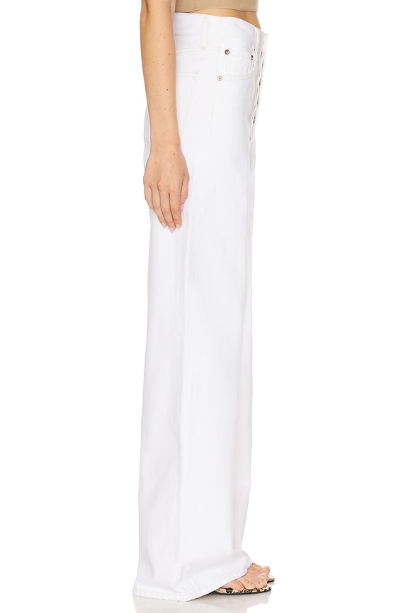 Dame High Rise Wide Leg Jeans - Thumbnail 3
