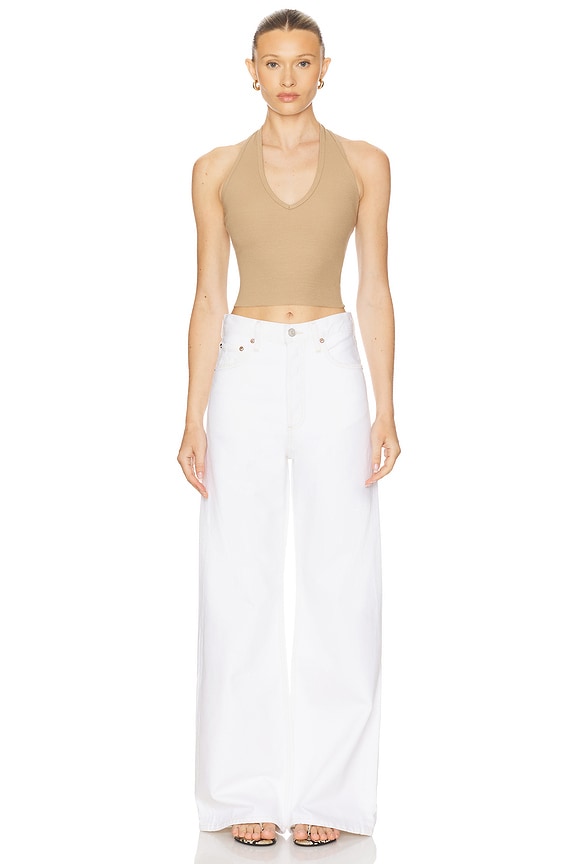 Dame High Rise Wide Leg Jeans - Thumbnail 5