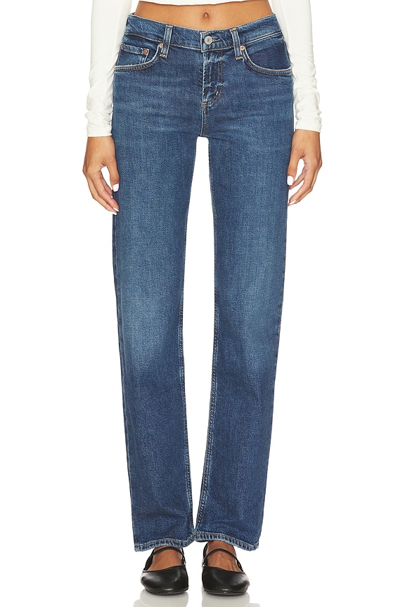 view 1 of 6 Low Rise Slim Jeans in Slick