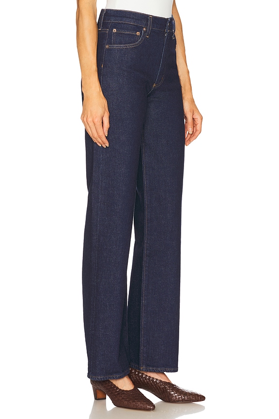 view 2 of 6 Harper Mid Rise Relaxed Straight Jeans in Reissue