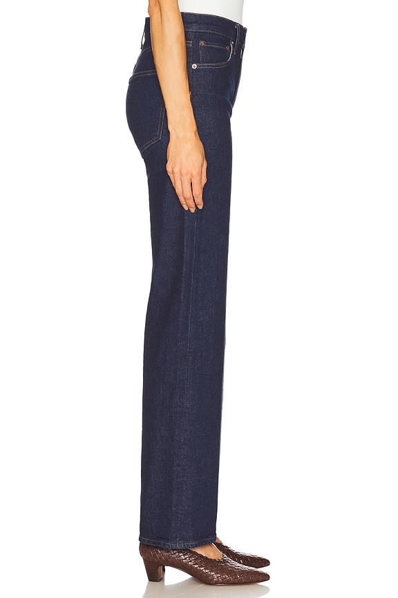 Harper Mid Rise Relaxed Straight Jeans