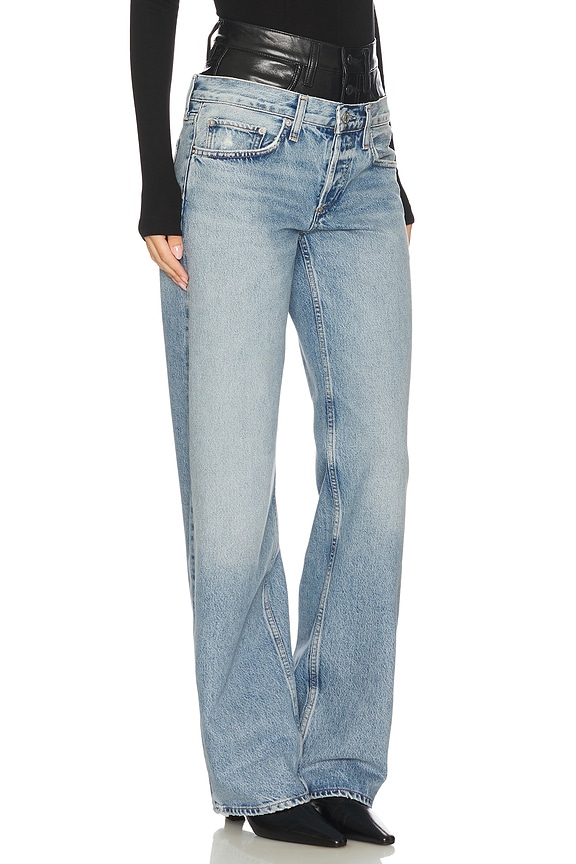 view 2 of 6 Elson High Rise Loose Jeans in Detox & Outbreak