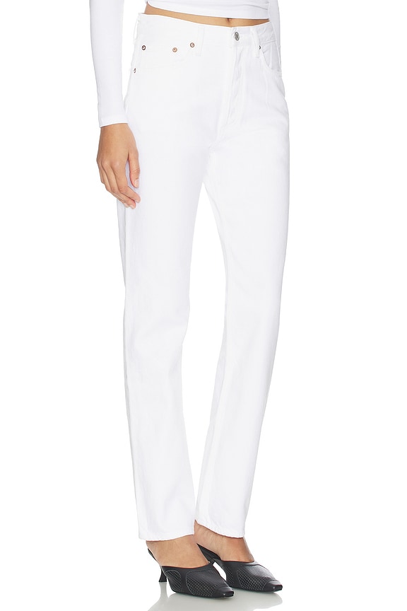 view 2 of 6 Lana Relaxed Straight Jeans in Marshmellow