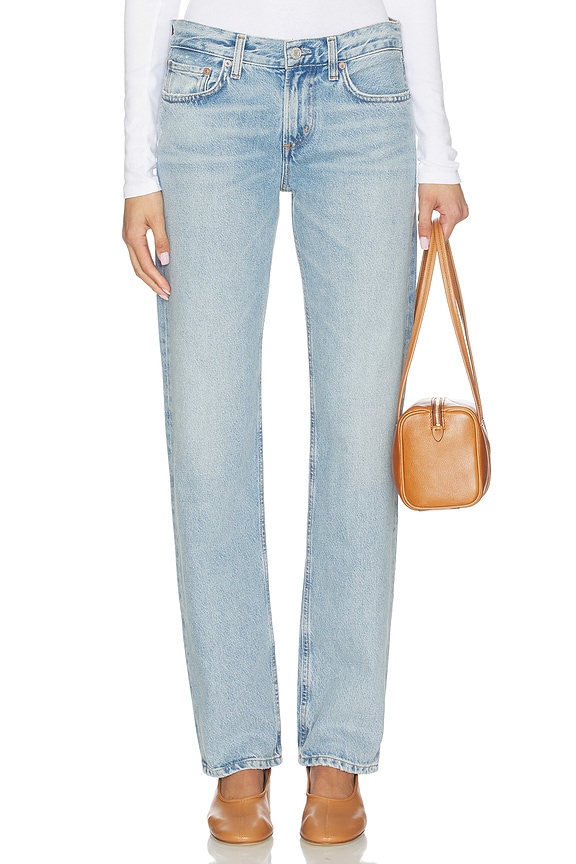 view 1 of 6 Low Rise Slim Jeans in Addition