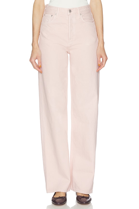 view 1 of 6 Ren High Rise Wide Leg Jeans in Foundation