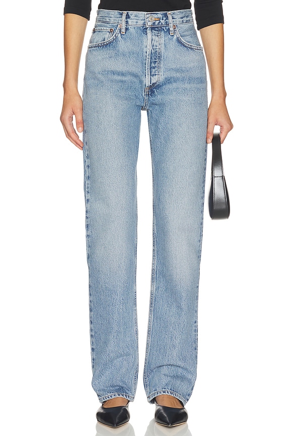 view 1 of 6 90s Pinch Waist Long Jean in Stage