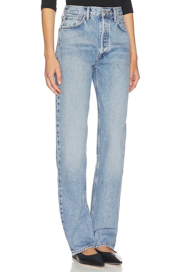 view 2 of 6 90s Pinch Waist Long Jean in Stage