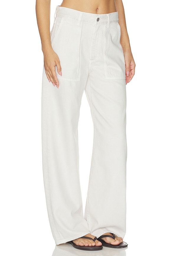 view 2 of 6 Low Curve Utility Jean in Bone