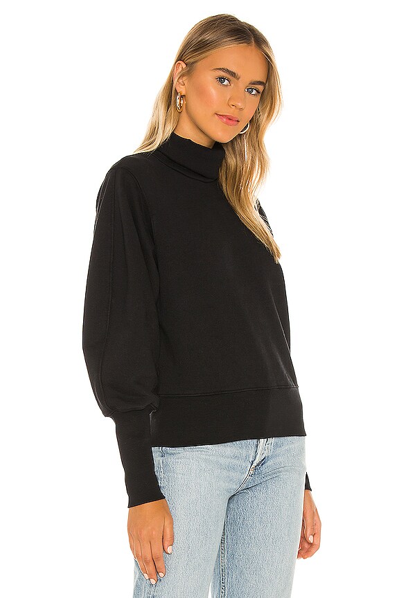 view 2 of 4 Extended Rib Sweatshirt in Black