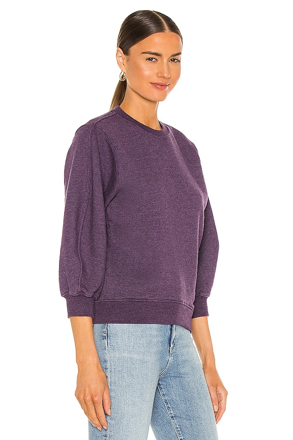 view 2 of 4 Thora Sweatshirt in Grape Heather in Graphite Heather