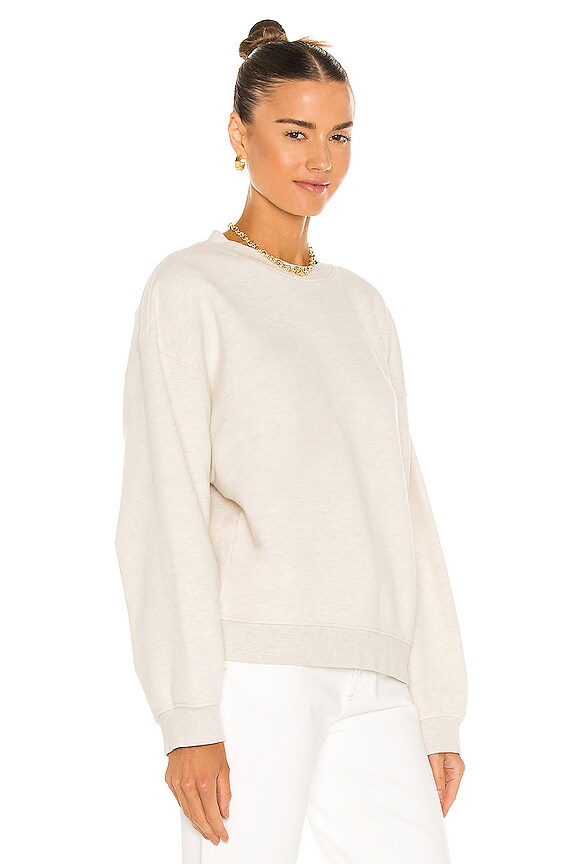 view 2 of 4 Nolan Drop Shoulder Sweatshirt in Oatmeal Heather