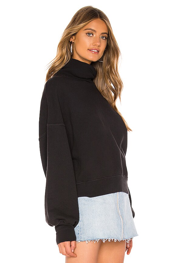 view 2 of 4 X REVOLVE Balloon Sleeve Turtleneck Sweatshirt in Black
