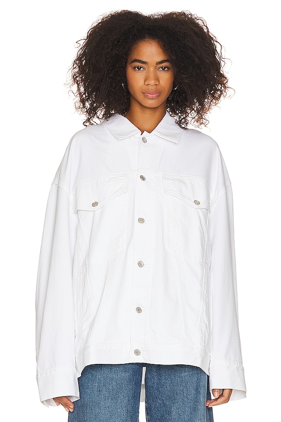 view 2 of 5 Wayne Denim Jacket in Baby Powder