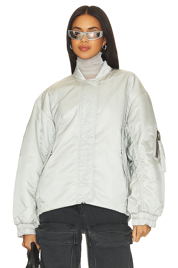 view 2 of 5 x Shoreditch Ski Club Nisa Bomber Jacket in Oyster