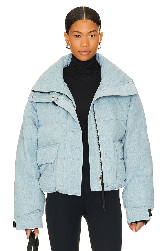 view 2 of 6 CHAQUETA VAQUERA NOVA in Marbled Indigo