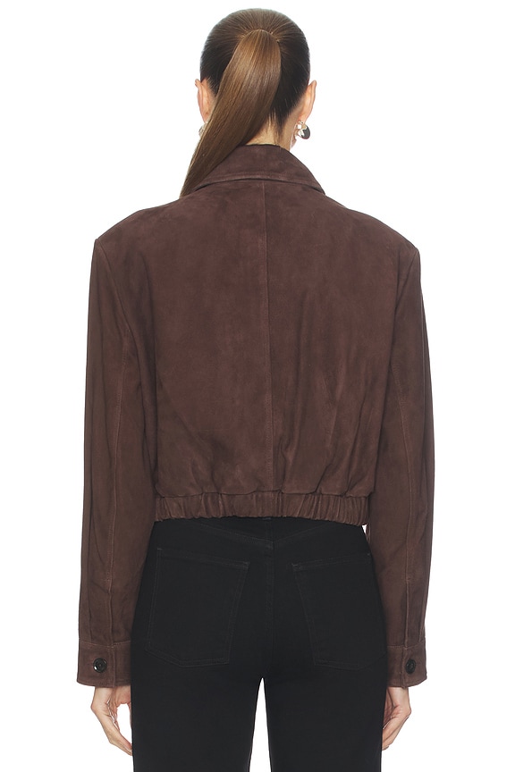 Nahlia Cropped Suede Jacket