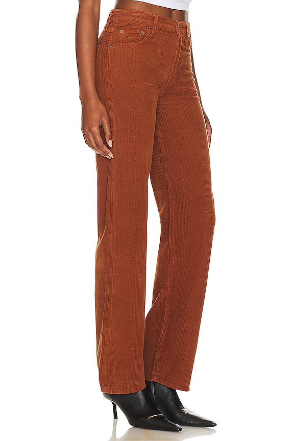 view 2 of 4 ANCHO RECTO HARPER in Saddle Corduroy