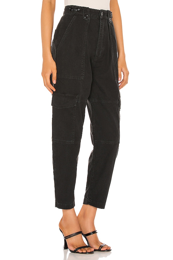 view 2 of 4 Mila Utility Pant in Washed Black