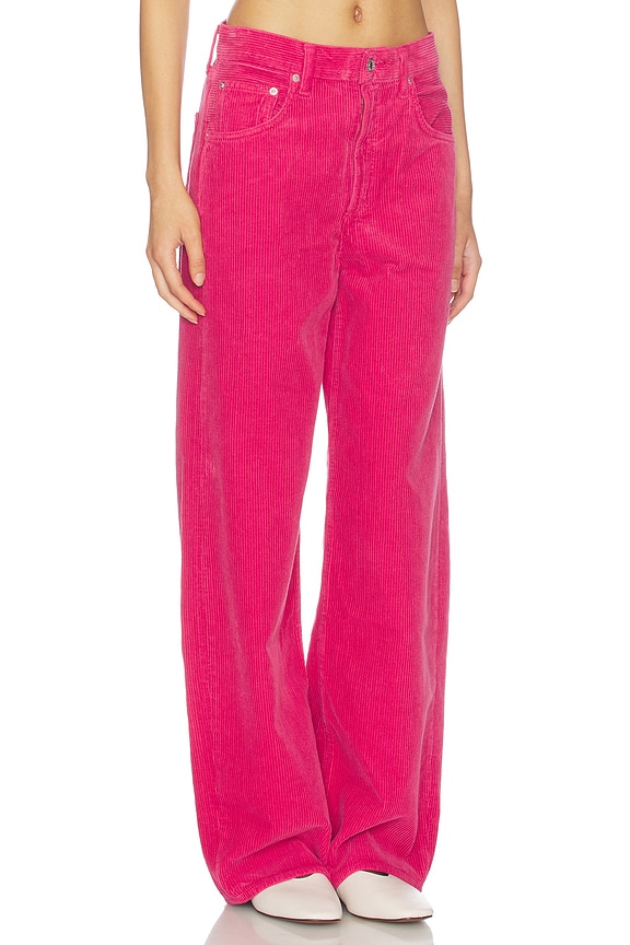 view 2 of 6 JAMBES LARGES LOW in Cerise