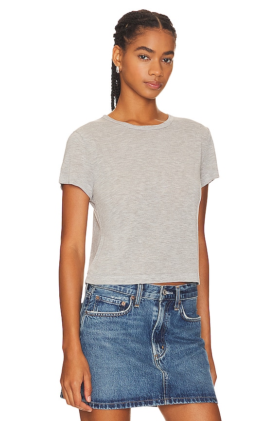 view 2 of 4 Drew Tee in Grey Heather