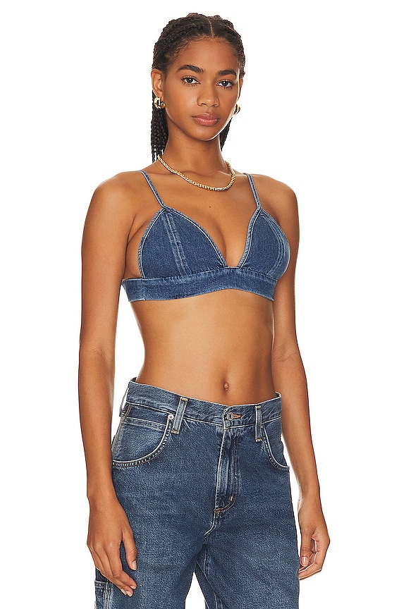 view 2 of 4 ТОП-БРАЛЕТТ DENIM BRALETTE in Phase