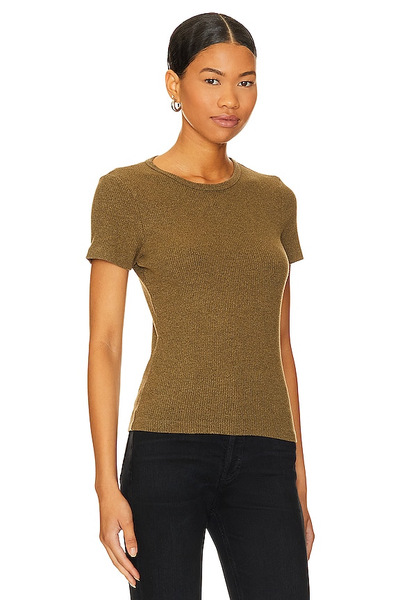 view 2 of 4 T-SHIRT DÉCHIRÉ HARRI in Nori