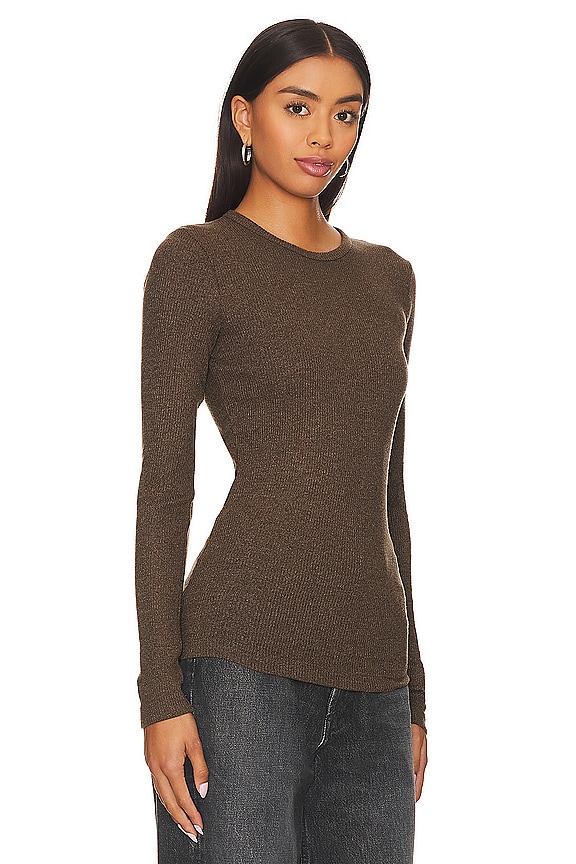 view 2 of 4 DELPHI スリムTシャツ in Shroom