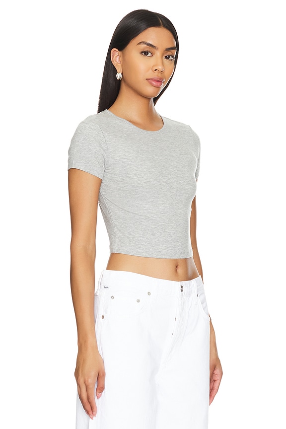 view 2 of 4 Savannah Tee in Grey Heather