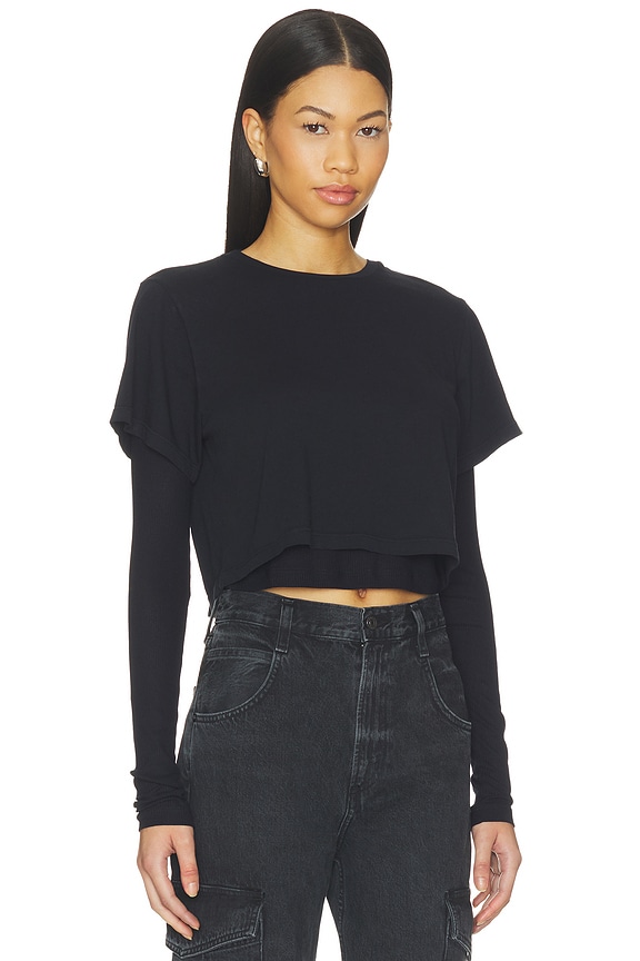 view 2 of 4 Romily Tee in Blackened Navy