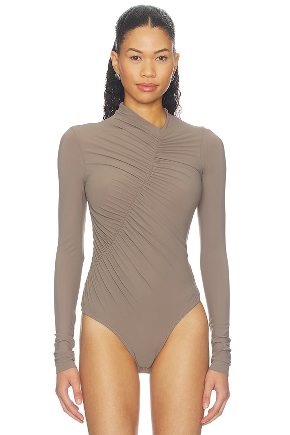 view 2 of 5 Lupin Bodysuit in Mink