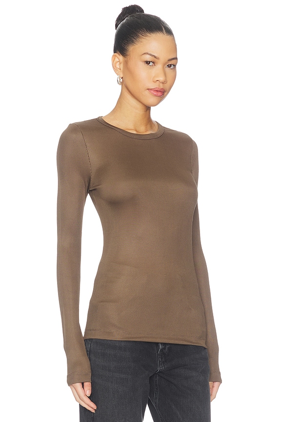 view 2 of 4 Delphi Slim Tee in Brunel