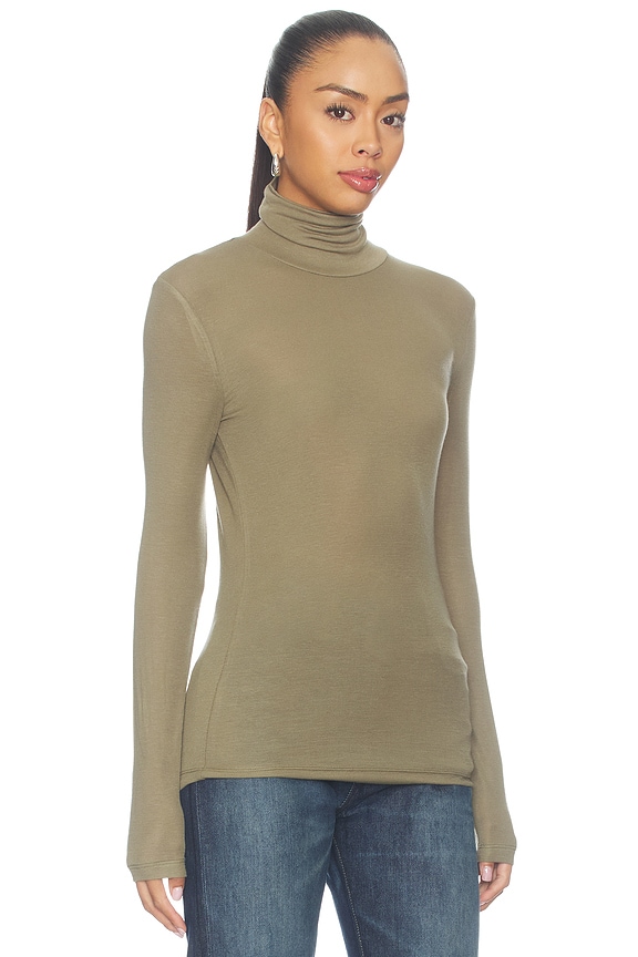 view 2 of 4 Pascale Turtleneck Top in Canopy