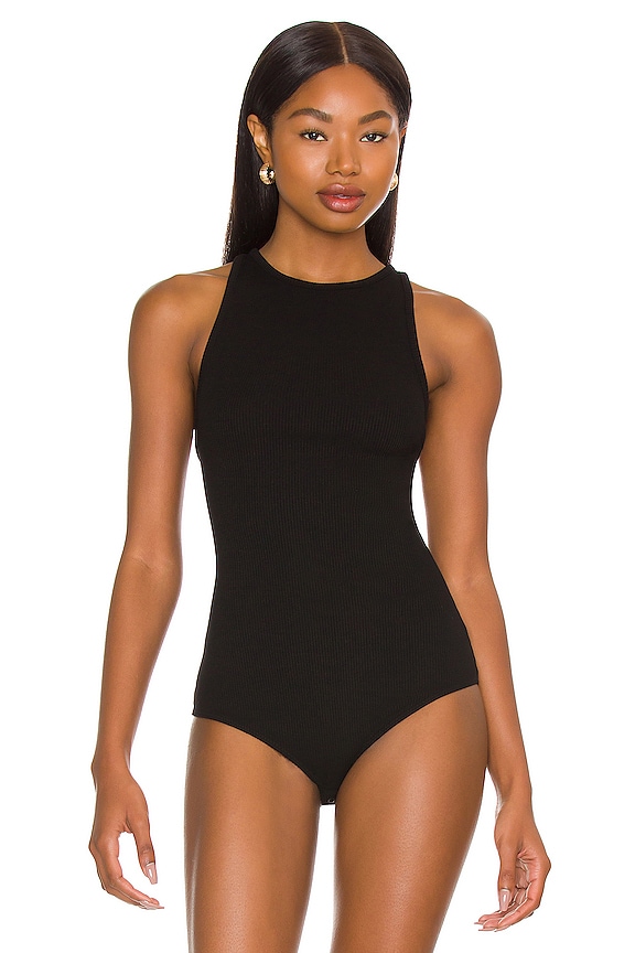 view 2 of 5 Nova Banded Back Bodysuit in Black