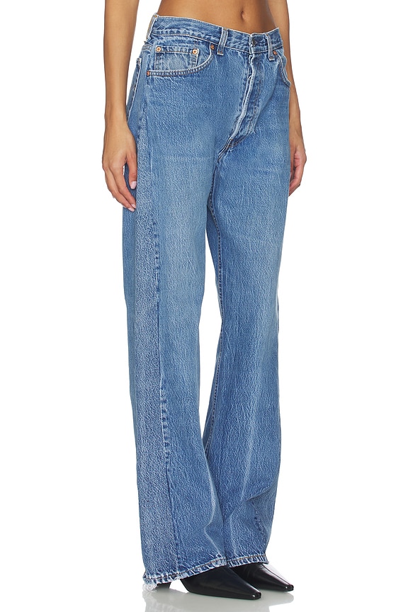 view 2 of 6 Retro Oversized Wide Leg Jeans in Medium Dark